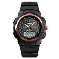 Novos relógios esportivos masculinos SKMEI 1454 Relógio de quartzo com visor duplo masculino 50M à prova d&#39;água militar LED relógio de pulso digital